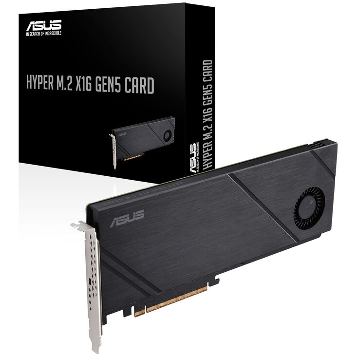 ASUS Hyper M.2 x16 PCIe 5.0 Mini Adapter Card image number 0