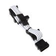 SilverStone 4-Pol-Molex auf 4x SATA Verl&auml;ngerung - 300mm wei&szlig; image number null