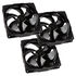 Noiseblocker NB-eLoop Fan B12-PS Black Edition - 120mm PWM, 3 pieces image number null