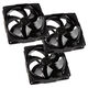 Noiseblocker NB-eLoop Fan B12-PS Black Edition - 120mm PWM, 3 pieces
