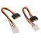 Akasa SATA zu Molex Adapterkabel - 2 St&uuml;ck