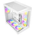 Antec C5 PC case, mid tower, ATX, RGB, tempered glass - white image number null
