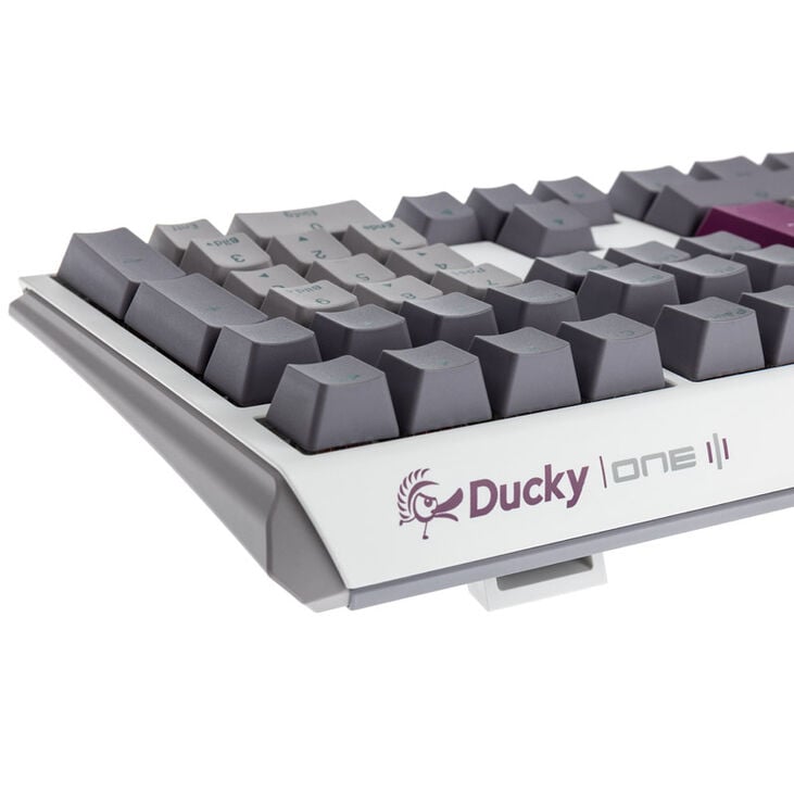 Ducky One 3 Mist Grey Gaming Tastatur, RGB LED - MX-Blue image number 6