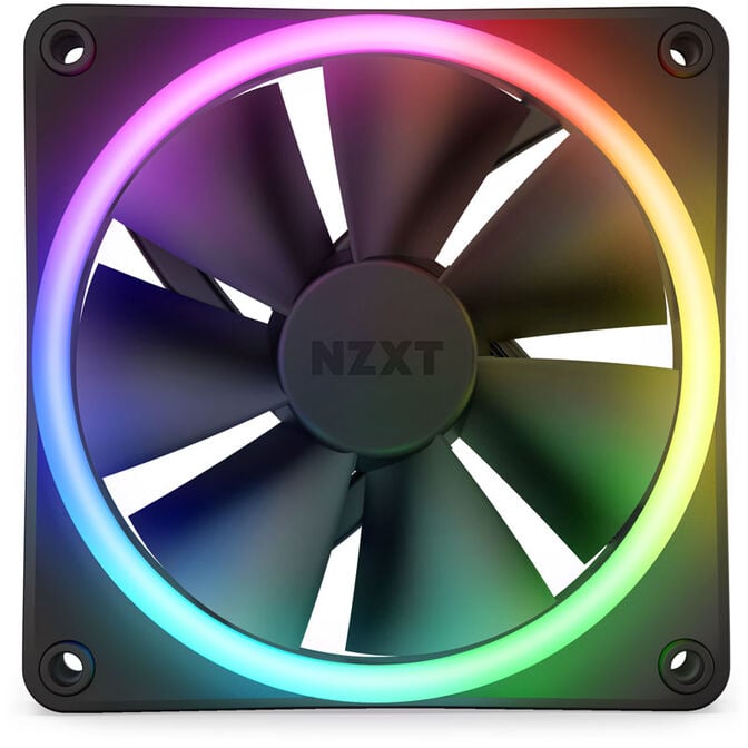 NZXT F120 RGB DUO, PWM, 120mm, 3er Pack - schwarz image number 1