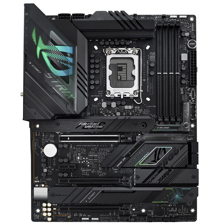 ASUS ROG Strix Z790-F Gaming WiFi Mainboard, Sockel 1700, Intel Z790, ATX, DDR5 image number 2