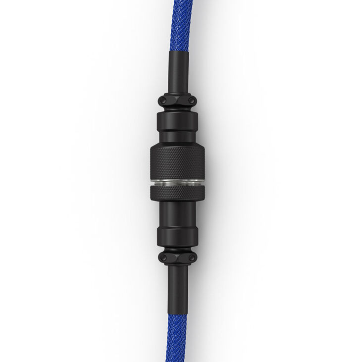 Glorious Coiled Cable Cobalt, USB-C auf USB-A Spiralkabel - 1,37m, blau image number 2