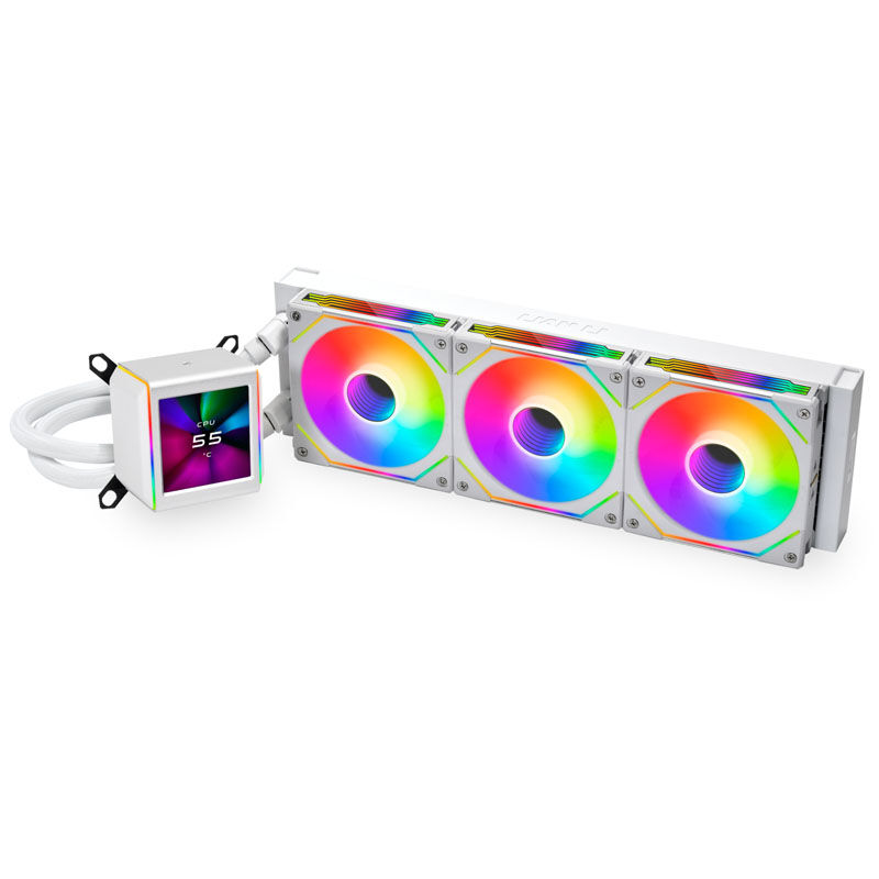 Lian Li GALAHAD AIO 360 RGB 水冷クーラー ニュース・フラッシュ】Lian Li、LED内蔵の連結型ファン搭載240mm