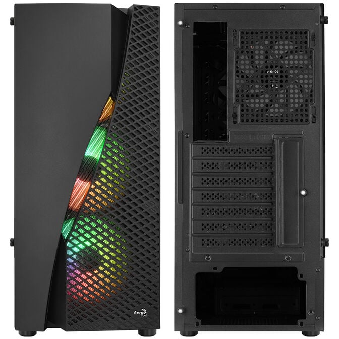 Aerocool Wave v3 Midi-Tower - schwarz Window image number 2