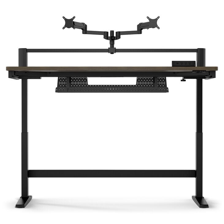 Corsair Platform:6 Elevate Gaming Tisch (Holz, Dark Walnut Stain) image number 6