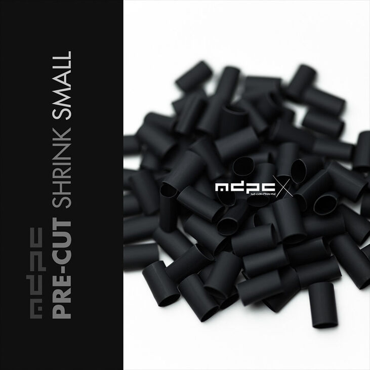 MDPC-X Pre-Cut Heat Shrink Tubing 3.25:1 Small - Black, 100 Pieces image number 0