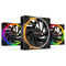 be quiet! Light Wings ARGB PWM Fans Triple Pack - 120mm, black, High Speed
