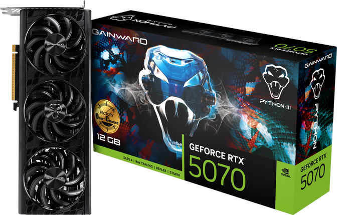 Gainward GeForce RTX 5070 Python III OC, 12288 MB GDDR7 image number 0
