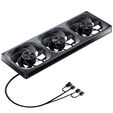 Jonsbo ZA-420BR PWM-L&uuml;fter, Reverse, ARGB - 3x 140mm, schwarz image number null