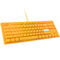 Ducky One 3 Yellow TKL Gaming Keyboard, RGB LED - MX-Speed-Silver (US)