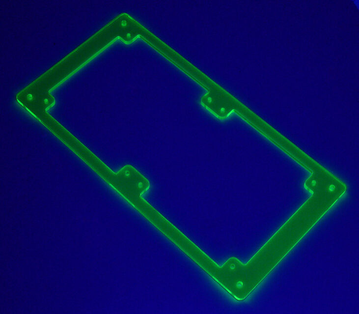 AC Ryan RadGrillz GlowFX 2x120mm - Acrylic UVGreen image number 2
