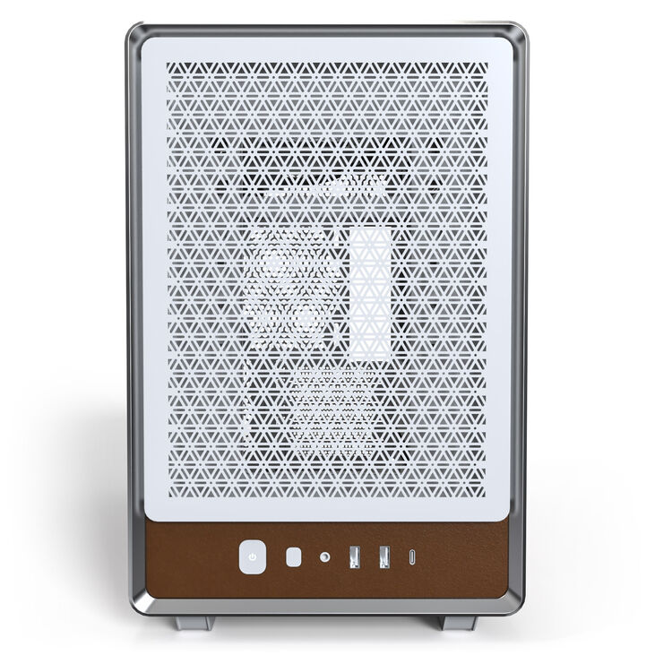 Montech HERITAGE PC Case, Mid Tower, ATX, Tempered Glass - White image number 4