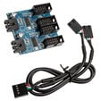 Akasa Interner USB 2.0 Hub-Karte, inkl. 30cm USB Kabel image number null
