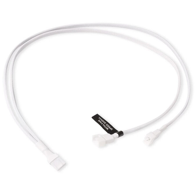 Alphacool Y-Splitter 4-Pin auf 2x 4-Pin PWM 60cm - wei&szlig; image number 0