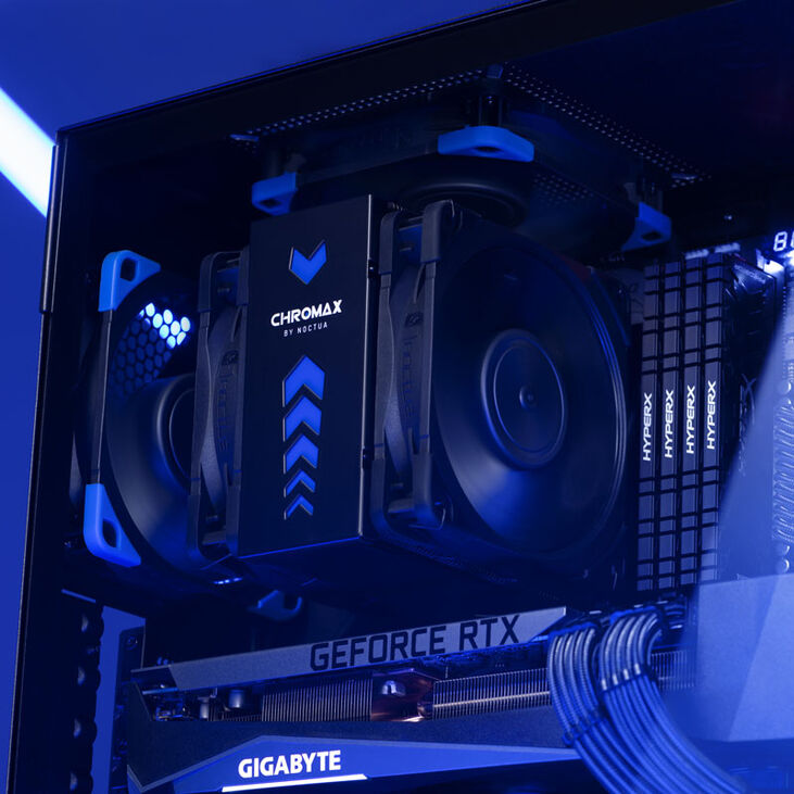 Noctua HC7 chromax.black CPU-Kühler-Abdeckung - schwarz image number 4