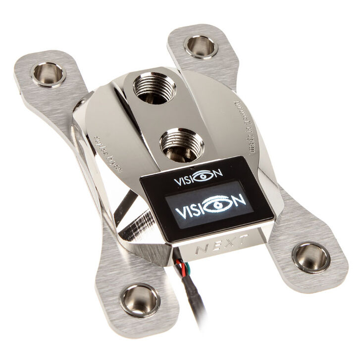 aqua computer cuplex kryos NEXT with VISION AM4/AM5 - Nickel/Nickel image number 0