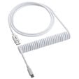 CableMod Classic Coiled Keyboard Cable USB-C zu USB Typ A, Glacier White - 150cm image number null