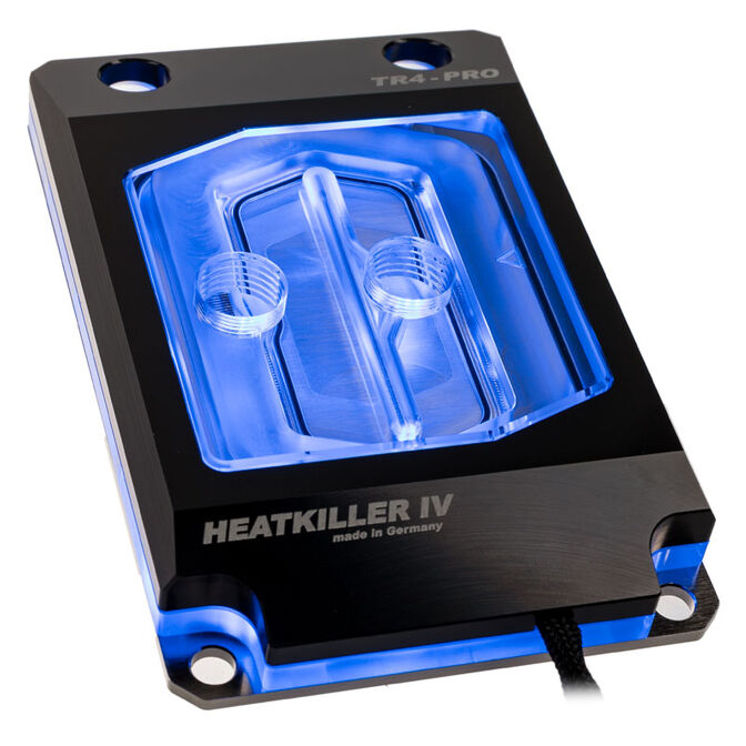 Watercool Heatkiller IV Pro AMD Threadripper - schwarz, Acryl+Nickel image number 0