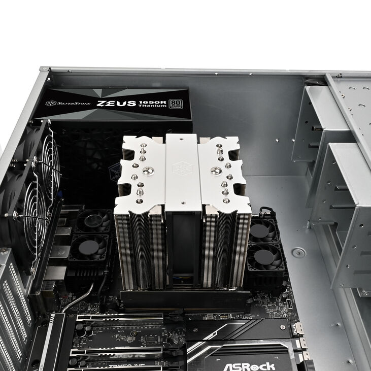 SilverStone SST-XED120S-WS CPU-Kühler, LGA 4677, 4U-Formfaktor - silber image number 12