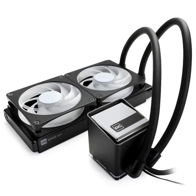 Alphacool Core 2 XT 240mm AiO-Wasserk&uuml;hlung, ARGB, DC-LT 3 - schwarz image number 3