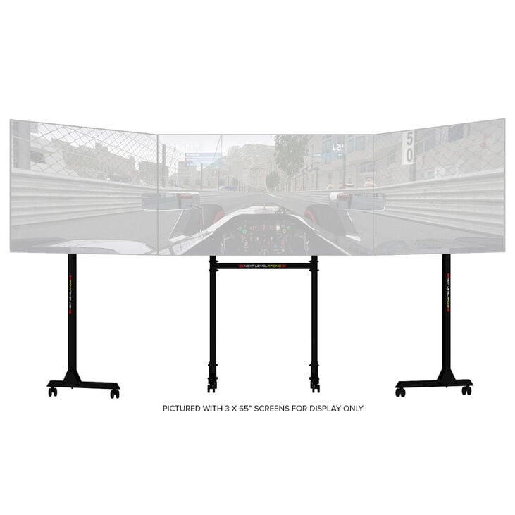 Next Level Racing Free Standing Triple Monitor Stand image number 2