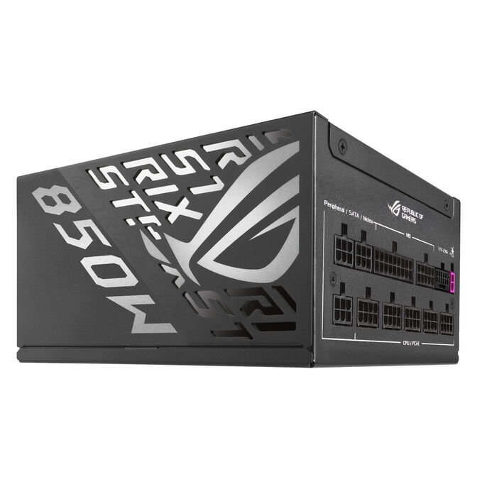 ASUS ROG Strix 850 Platinum power supply, 80 PLUS Platinum, modular, PCIe 5.1 - 850 watts image number 6