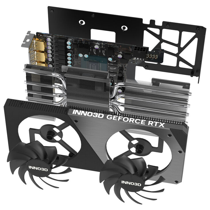 INNO3D GeForce RTX 4070 Twin X2, 12288 MB GDDR6 image number 9