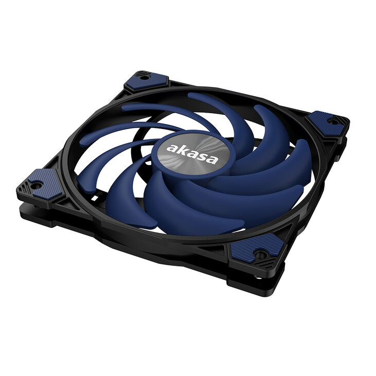 Akasa Alucia XS Slim Fan, 120 mm - blue image number 3