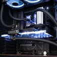 Gaming-PC Blue Nova, Intel Core Ultra, NVIDIA GeForce RTX 5090 - Custom Wasserk&uuml;hlung image number null