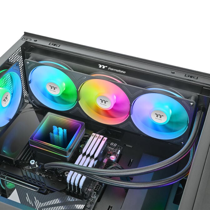 Thermaltake TH360 V3 ARGB Sync AiO-Wasserk&uuml;hlung &ndash; schwarz image number 2