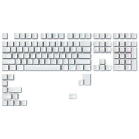 Glorious GMMK ABS Doubleshot V2 USA Base Kit - White