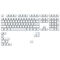 Glorious GMMK ABS Doubleshot V2 USA Base Kit - White