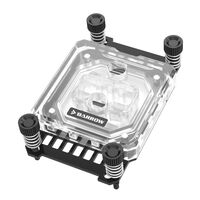 Barrow AMD CPU water cooler RGB, acrylic - black