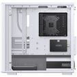 Jonsbo D200 PC Case, Mini Tower, mATX, Tempered Glass - white image number null