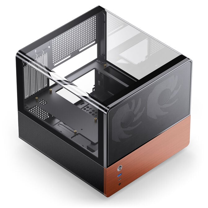 Jonsbo V12 PC-Geh&auml;use, Mini-Tower, Micro-ATX - schwarz image number 3