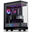 Phanteks Evolv X2 Matrix PC-Geh&auml;use, Midi-Tower, E-ATX, Tempered Glass, Matrix LED - schwarz image number null