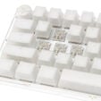 Ducky One 3 Aura White Mini Gaming Keyboard, RGB LED - Kailh Jellyfish Y (US) image number null