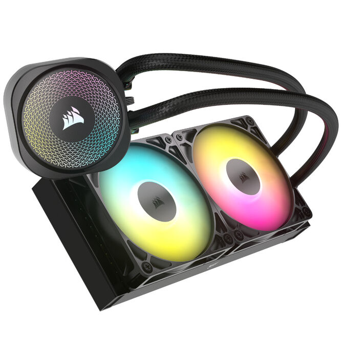 Corsair Nautilus RS 240 ARGB Komplett-Wasserk&uuml;hlung - 240 mm, schwarz image number 1