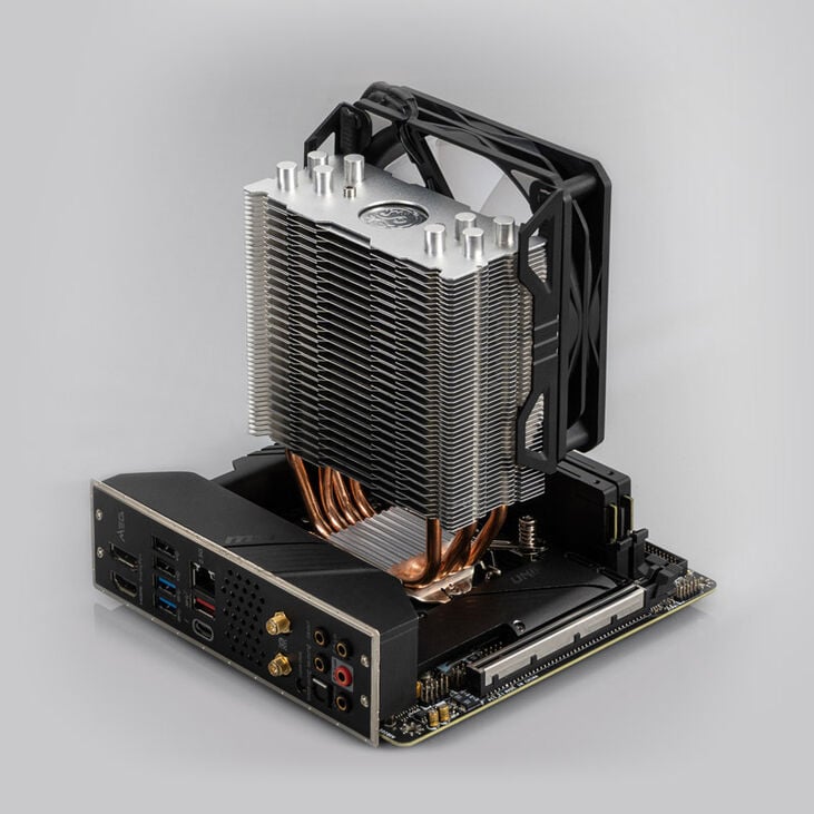 Bitspower Phantom CPU-Kühler, ARGB, 120mm - silber image number 3