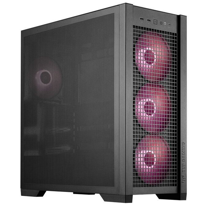 ASUS TUF Gaming GT302 TG ARGB Geh&auml;use - schwarz image number 4