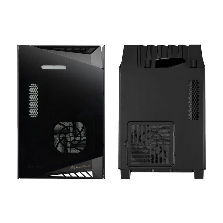 SilverStone SST-LD03B-AF Lucid Mini-ITX Gehäuse, Tempered Glass - schwarz image number 2