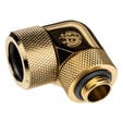 Bitspower Advanced Multi-Link Adapter Connection 90 Degrees G1/4 Inch BSP to 16mm OD Hardtube - Rotatable. image number null