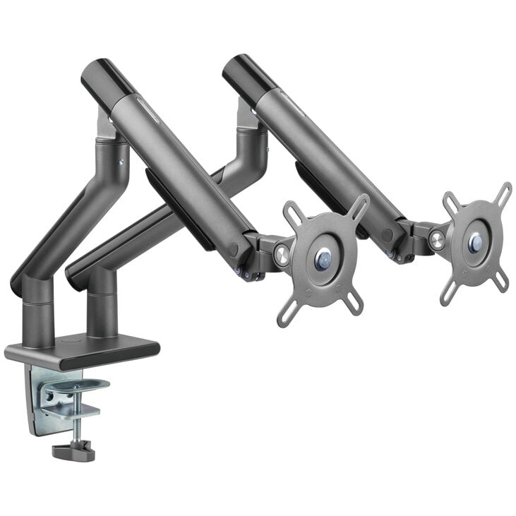 Alterzone Arm Duo Aluminium Monitorhalterung - dunkelgrau image number 0