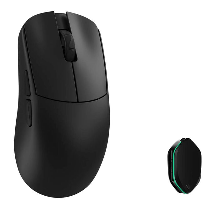 WLMouse YING Magnesium Kabellose Gaming Maus, PAW3950HS, 8K Polling, OMRON Optical Switches - schwarz image number 0