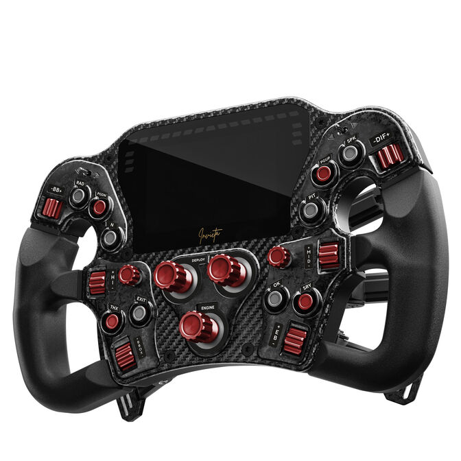 Asetek SimSports Invicta Formula Lenkrad - rot + The Forte Wheelbase (18 Nm) image number 2