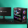 Thermaltake View 390 Air PC Case, Mid Tower, ATX, ARGB, Tempered Glass - Black image number null